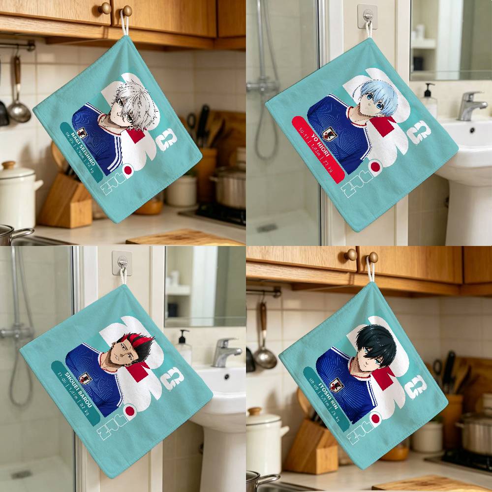 Japanese Home Textiles - Toalha de Mão Azul de Poliéster