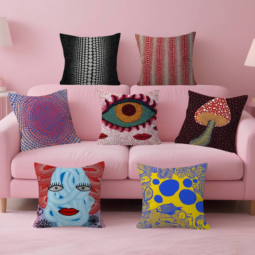 Japanese Home Textiles - Capa de almofada personalizada japonesa Yayoi