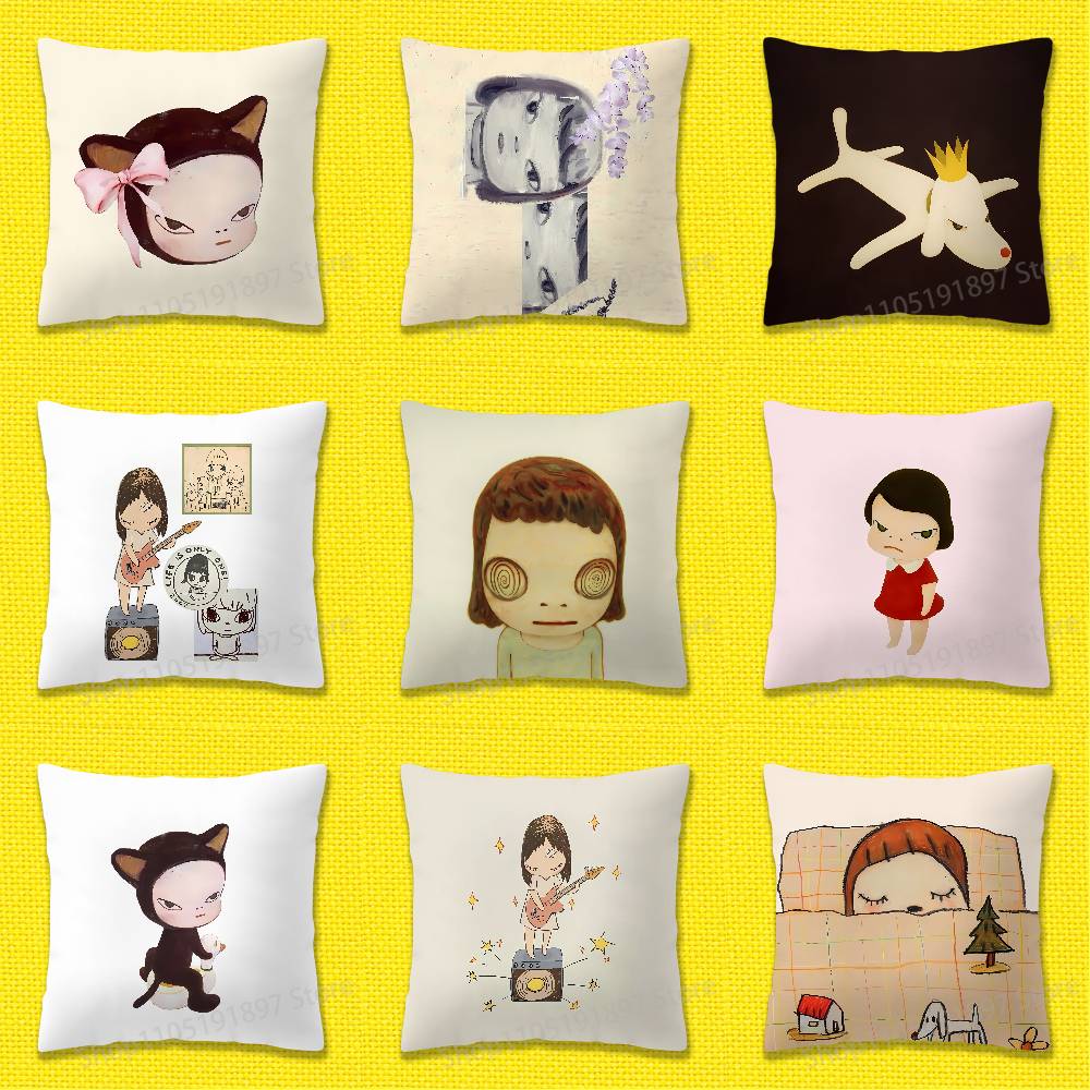 Japanese Home Textiles - Menina japonesa y- yoshitomo nara lance