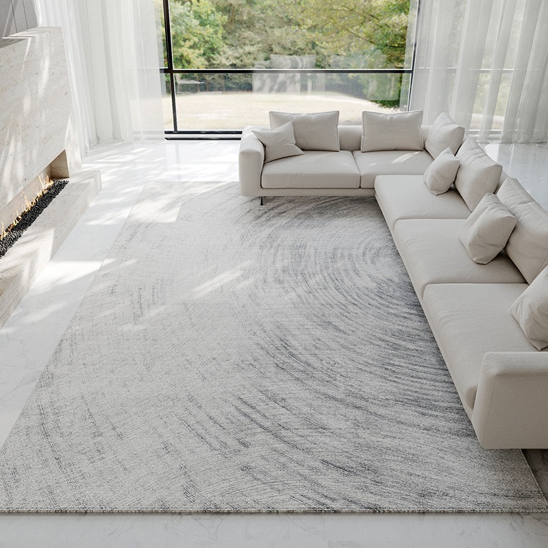 Home Textiles Luxury - Abstrato luz cinza tapete moderno de
