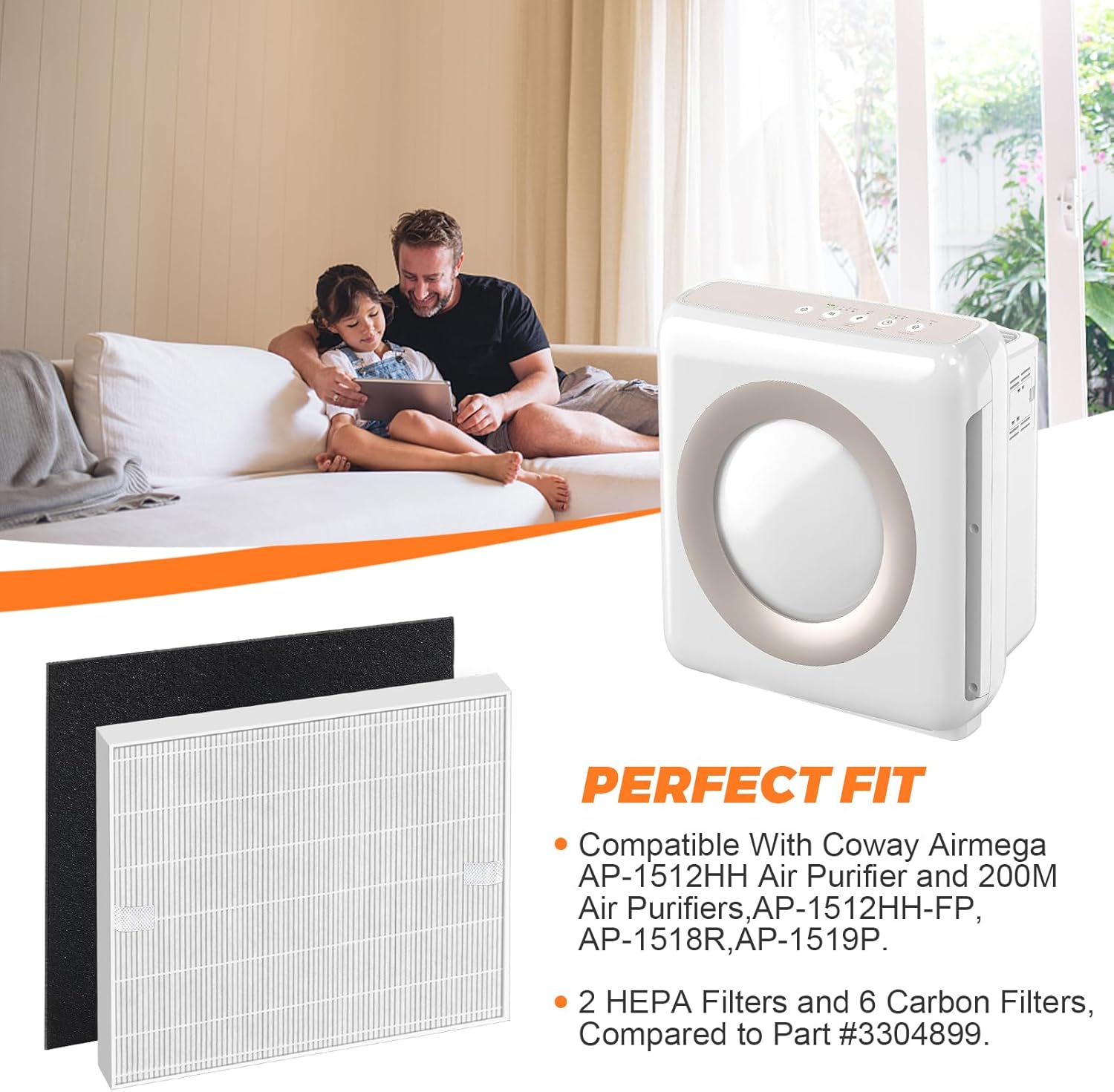 2 pacotes de filtro de substit - Coway Air Purifier Ap-1512Hh avaliação e preço