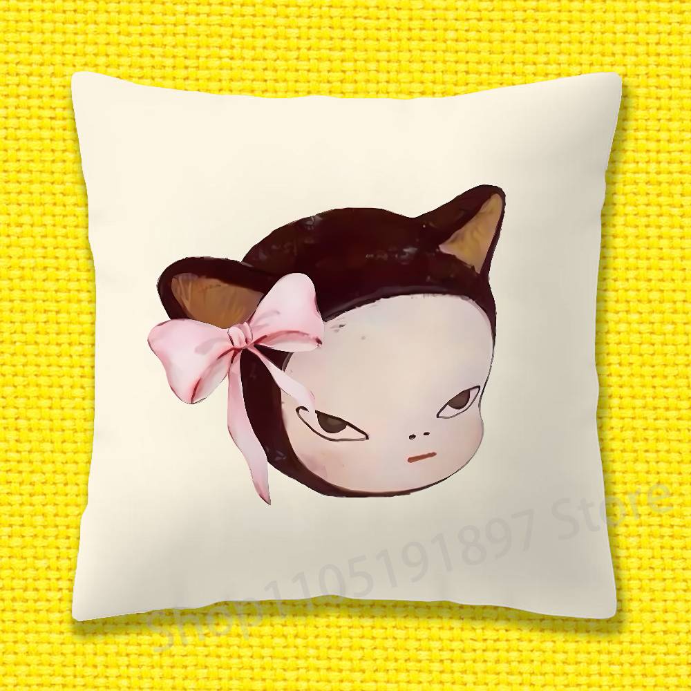 Menina japonesa y- yoshitomo n - Japanese Home Textiles avaliação e preço