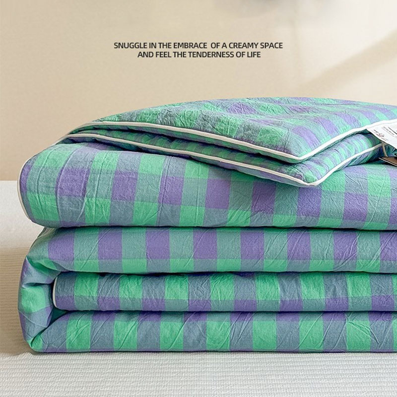 Colcha de Verão Estampada Xadr - Japanese Home Textiles avaliação e preço