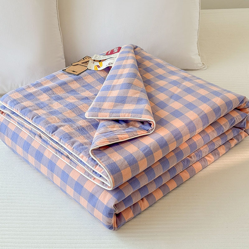 Colcha de Verão Estampada Xadr - Japanese Home Textiles avaliação e preço
