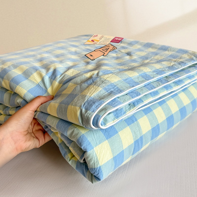 Colcha de Verão Estampada Xadr - Japanese Home Textiles avaliação e preço