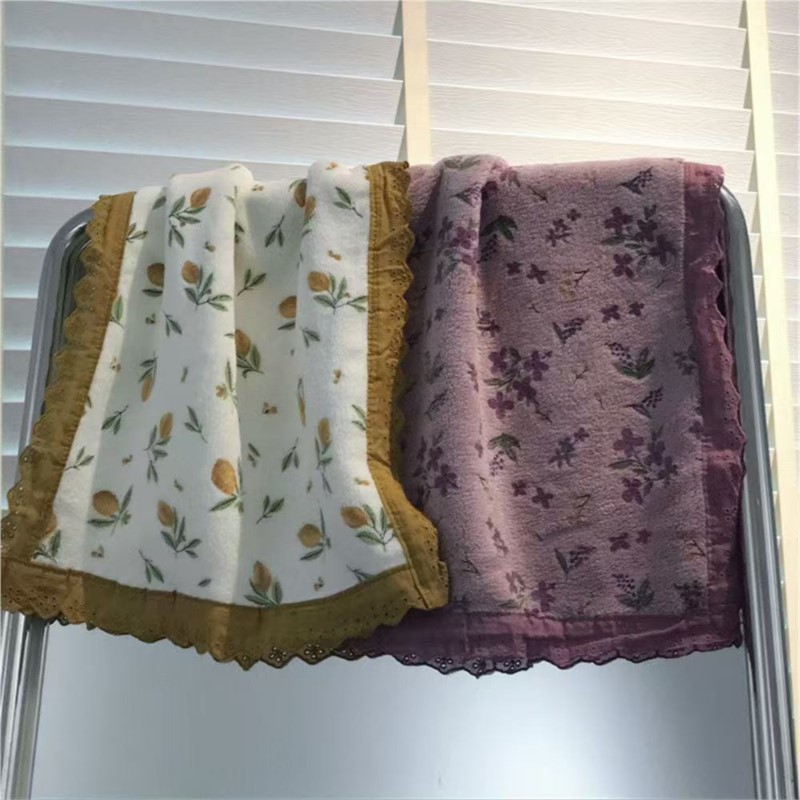 Toalha Estilo Casal com Renda  - Home Textiles Towel Set avaliação e preço