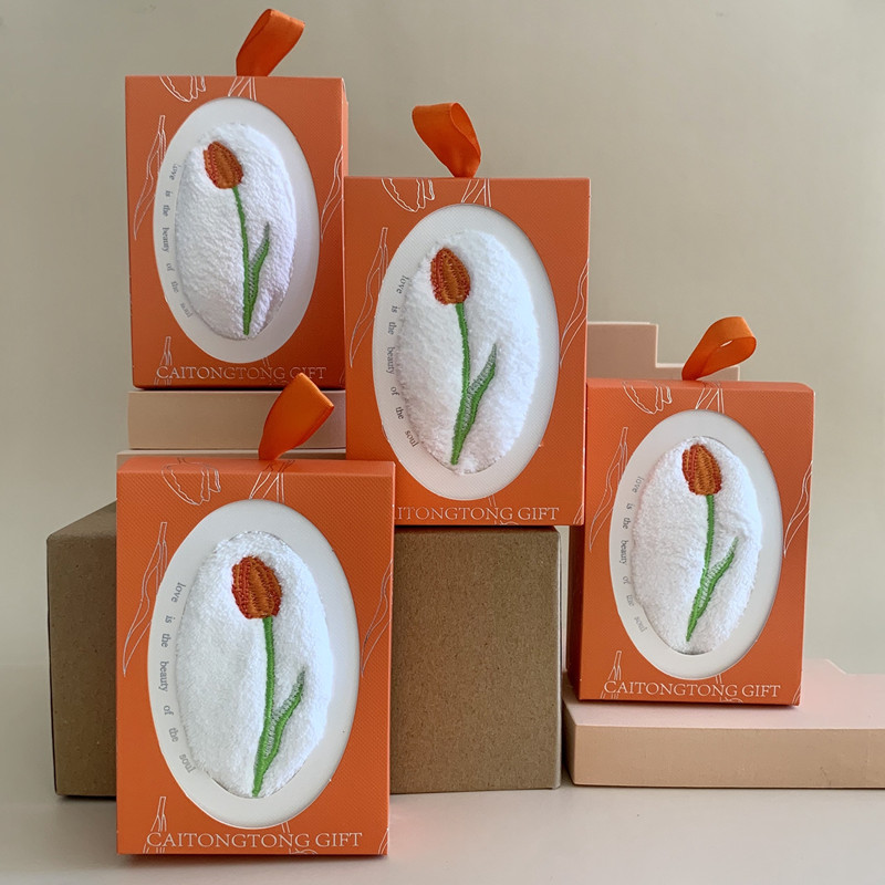 Toalha de Mão Bordada com Tuli - Home Textiles Towel Set avaliação e preço