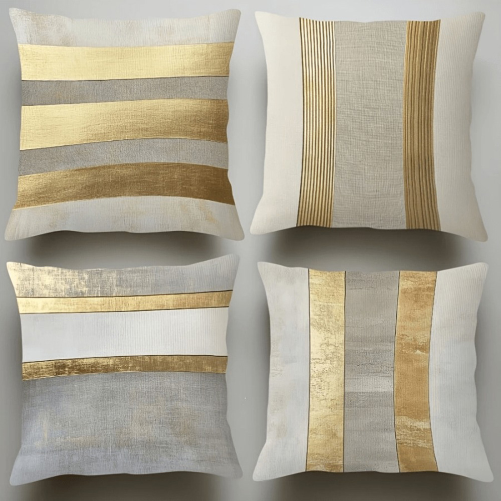 Capas de almofada listradas em - Home Textiles Luxury avaliação e preço