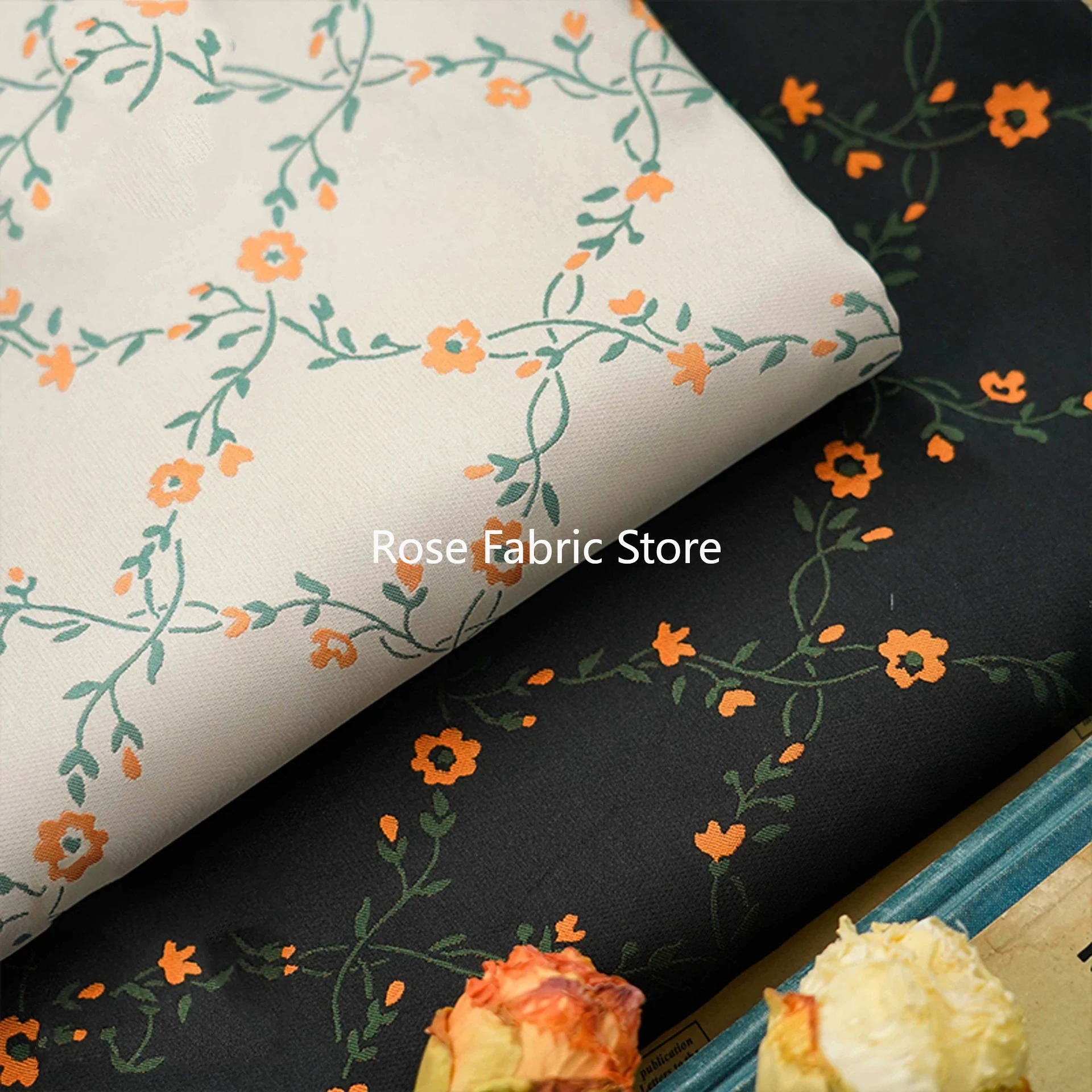1 metro pequena flor fio tingi - Home Fashion Textiles avaliação e preço