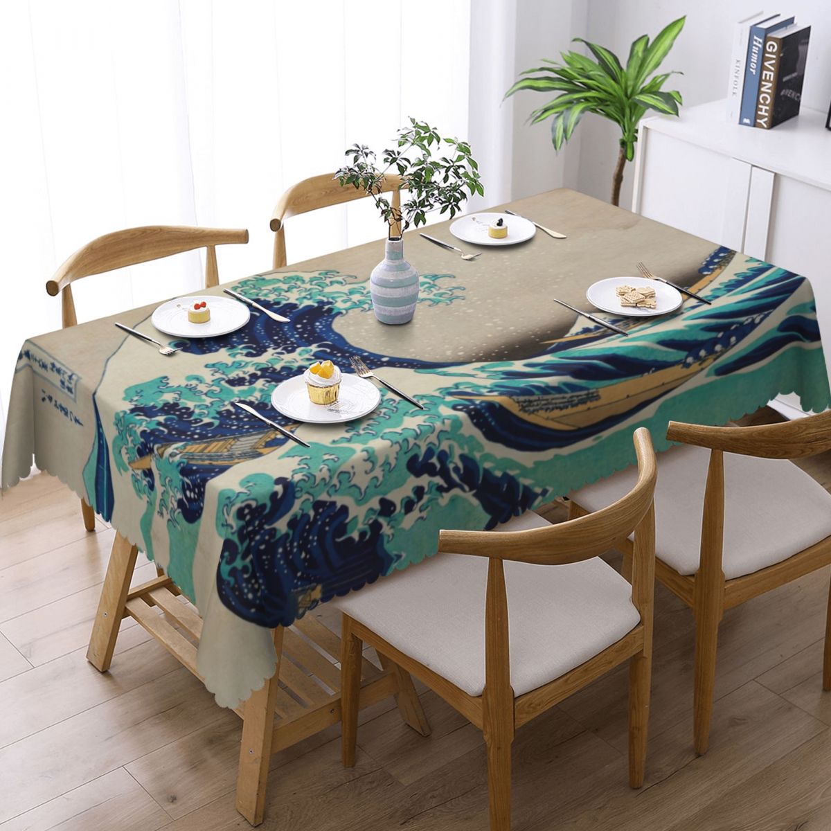 Grande Onda Off Kanagawa Vinta - Japanese Home Textiles avaliação e preço